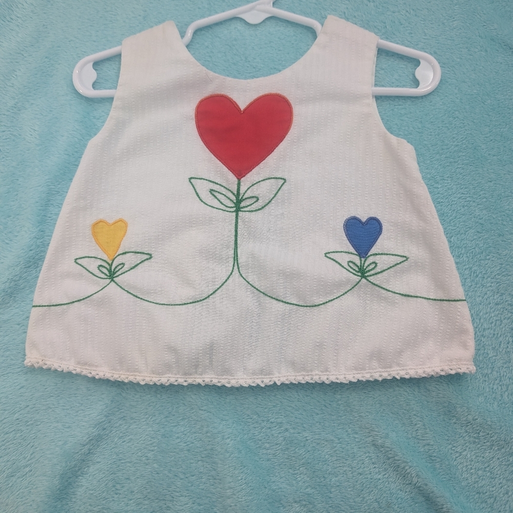 Vintage 12 Month Pinafore Vest